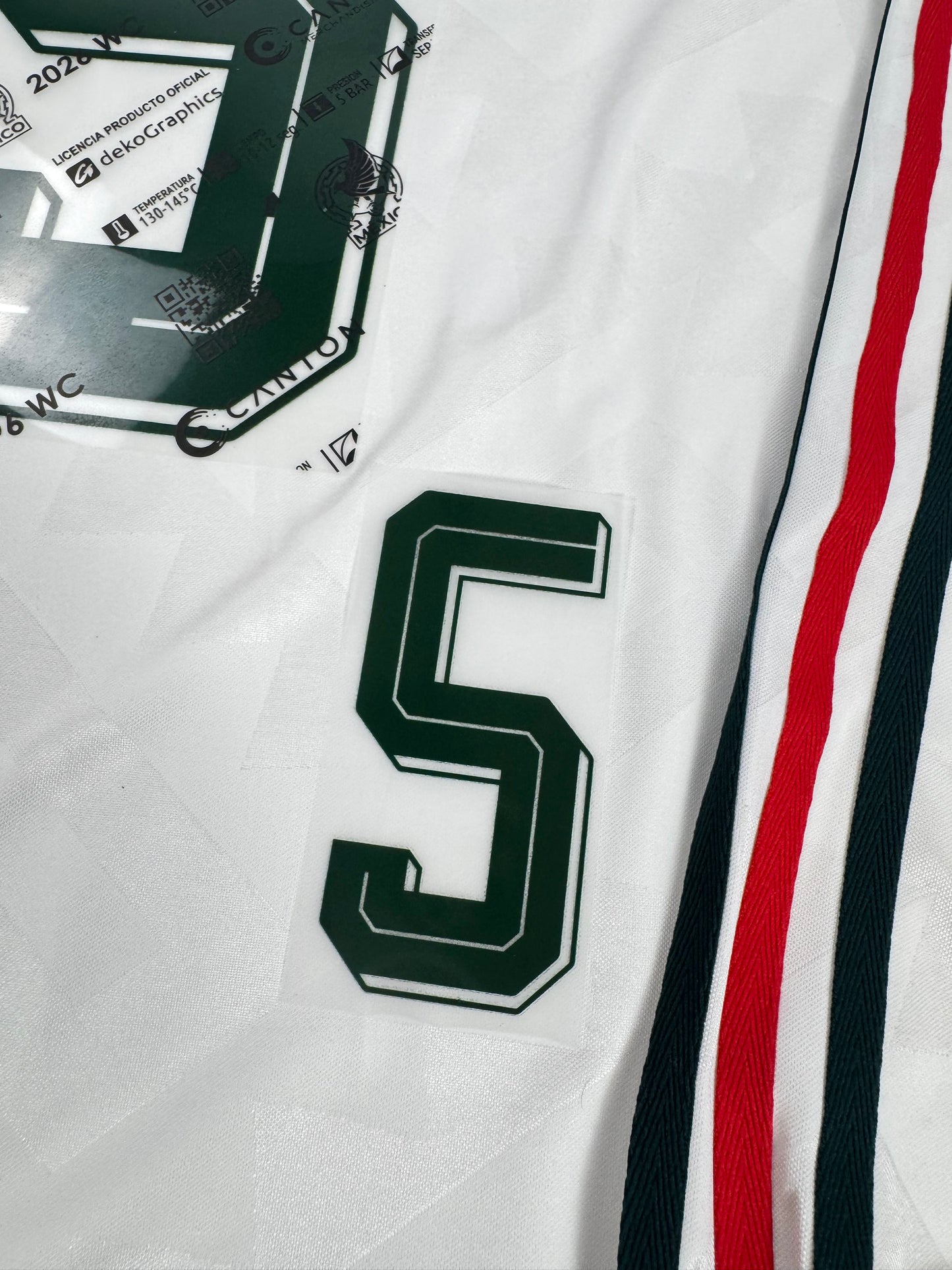 2026 OFFICIAL MEXICO WORLD CUP AWAY NAME SET JOHAN VAZQUEZ 5