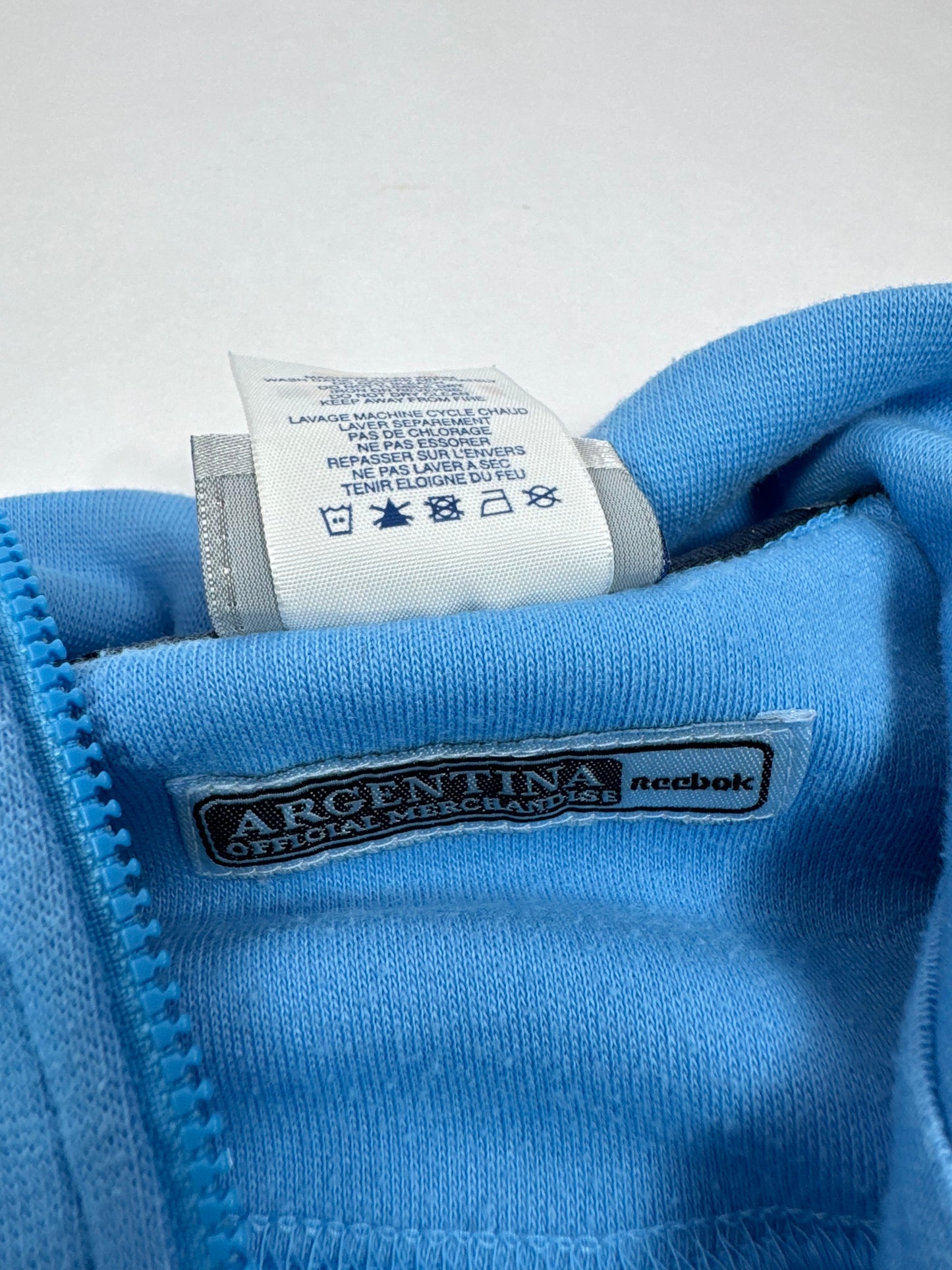 1999 REEBOK ARGENTINA TRAINING QUARTER ZIP-(M) oversized