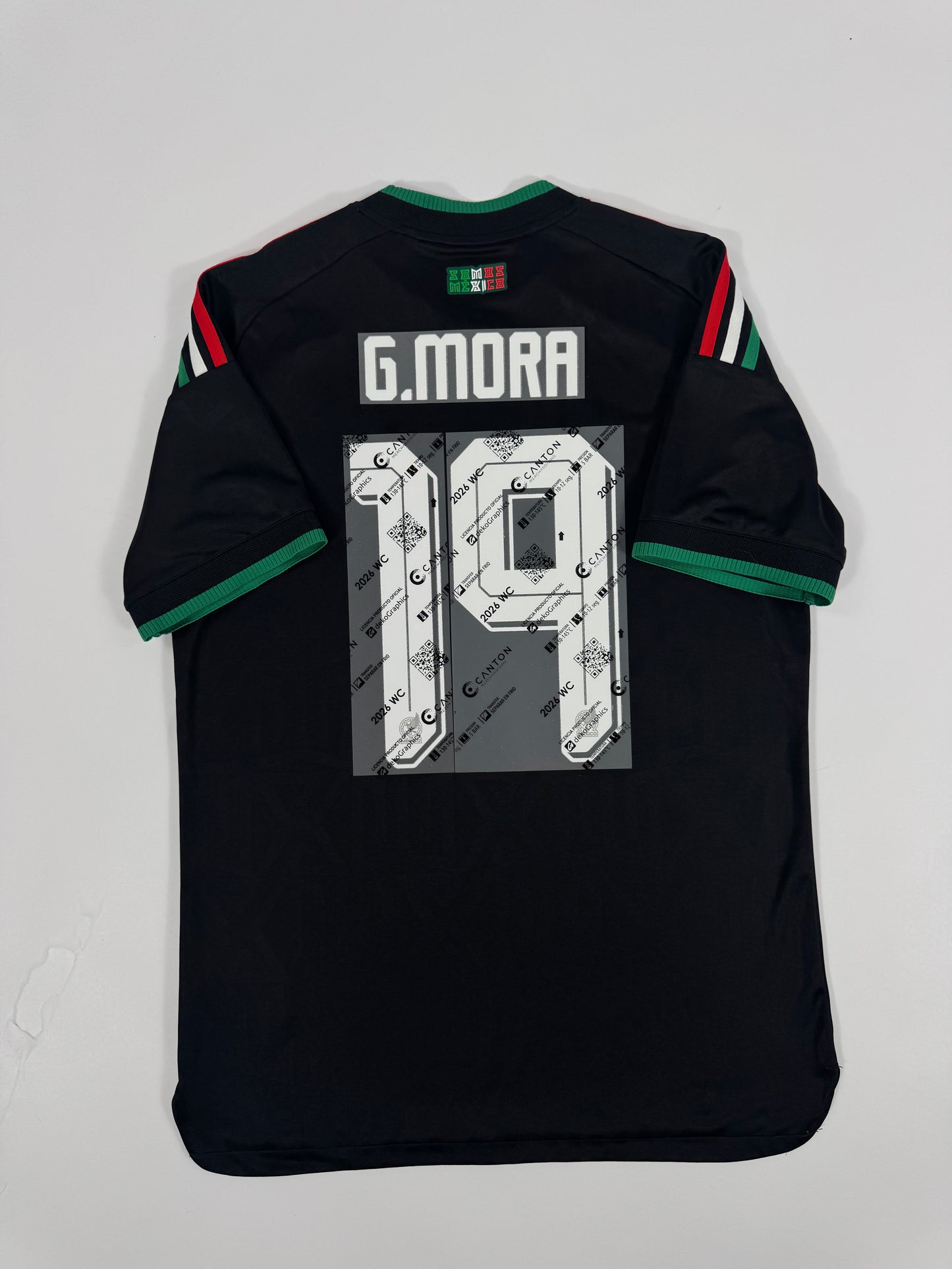 2026 MEXICO THIRD JERSEY NAMe/NUMBER SET-GILBERTO MORA 19