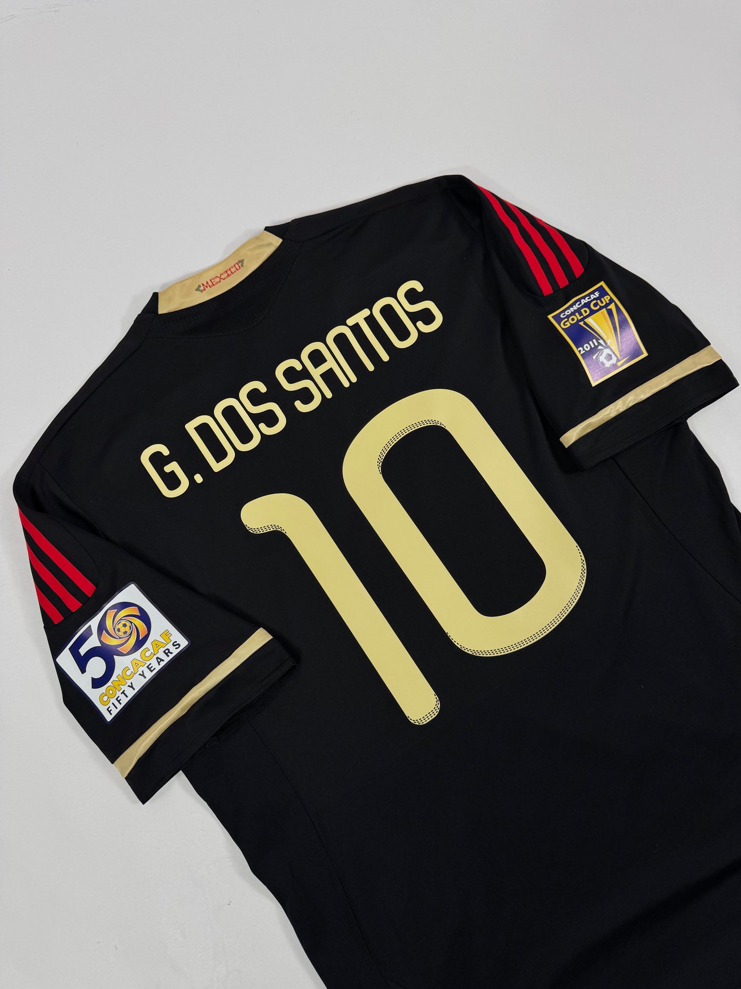 2011 ADIDAS MEXICO AWAY JERSEY GI0 DOS SANTOS 10 (XL)PLAYER VERSION