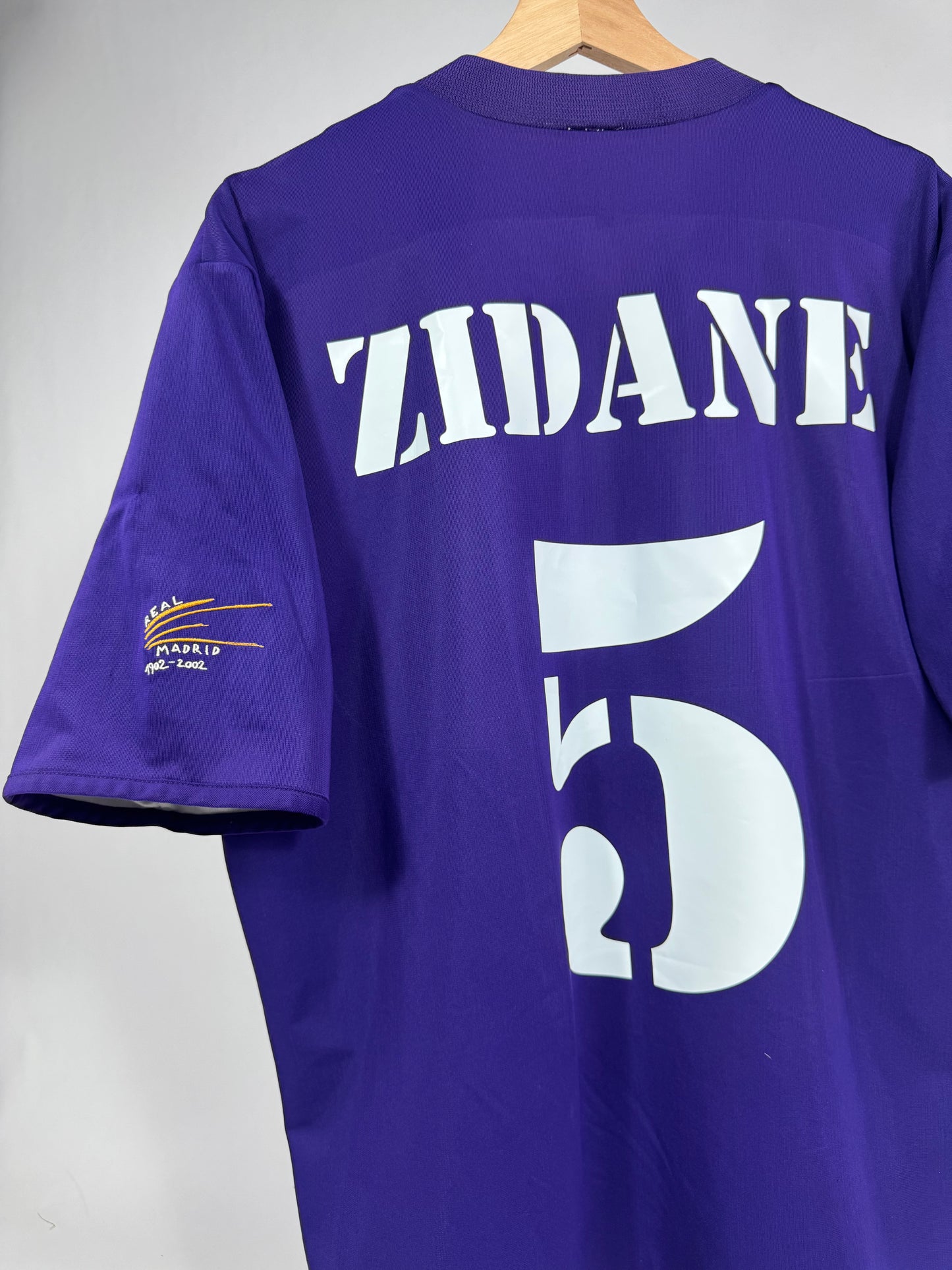 2002/03 ADIDAS REAL MADRID CENTENARY 3RD JERSEY ZIDANE 5-(M)