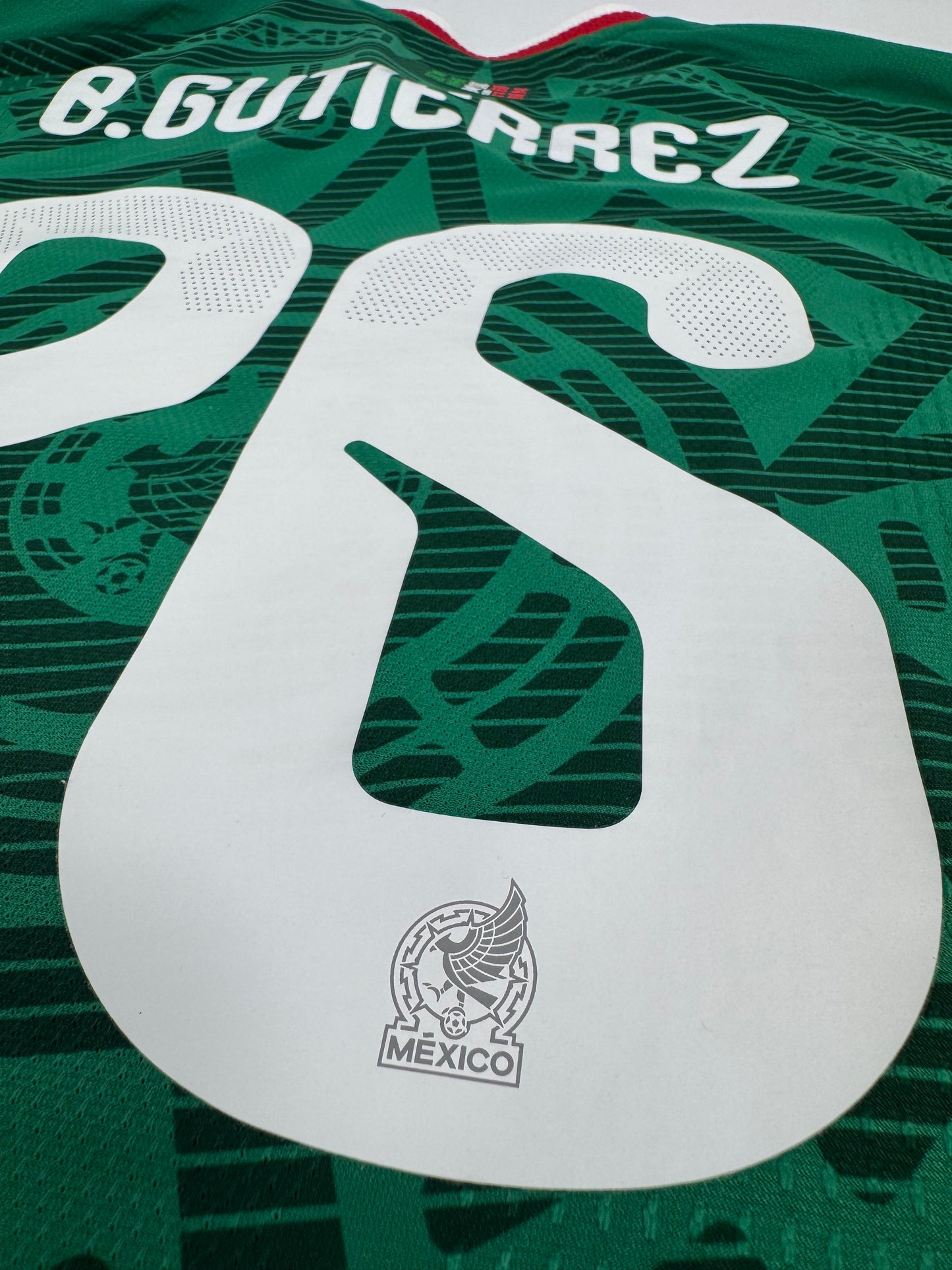2026 ADIDAS MEXICO HOME JERSEY BRIAN GUTIERREZ 26 (XL) NEW WITH TAGS MEXICO VS SOUTH AFRICA DEBUT JERSEY
