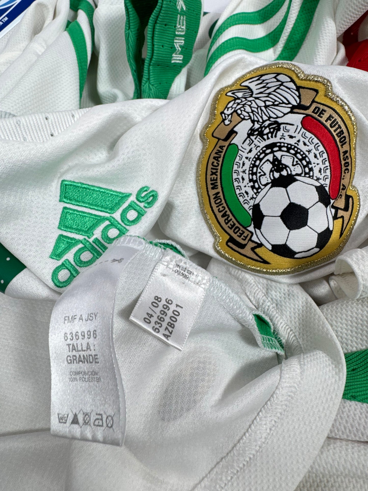 2009 ADIDAS MEXICO AWAY JERSEY CUAUHTEMOC BLANCO 10-(L)