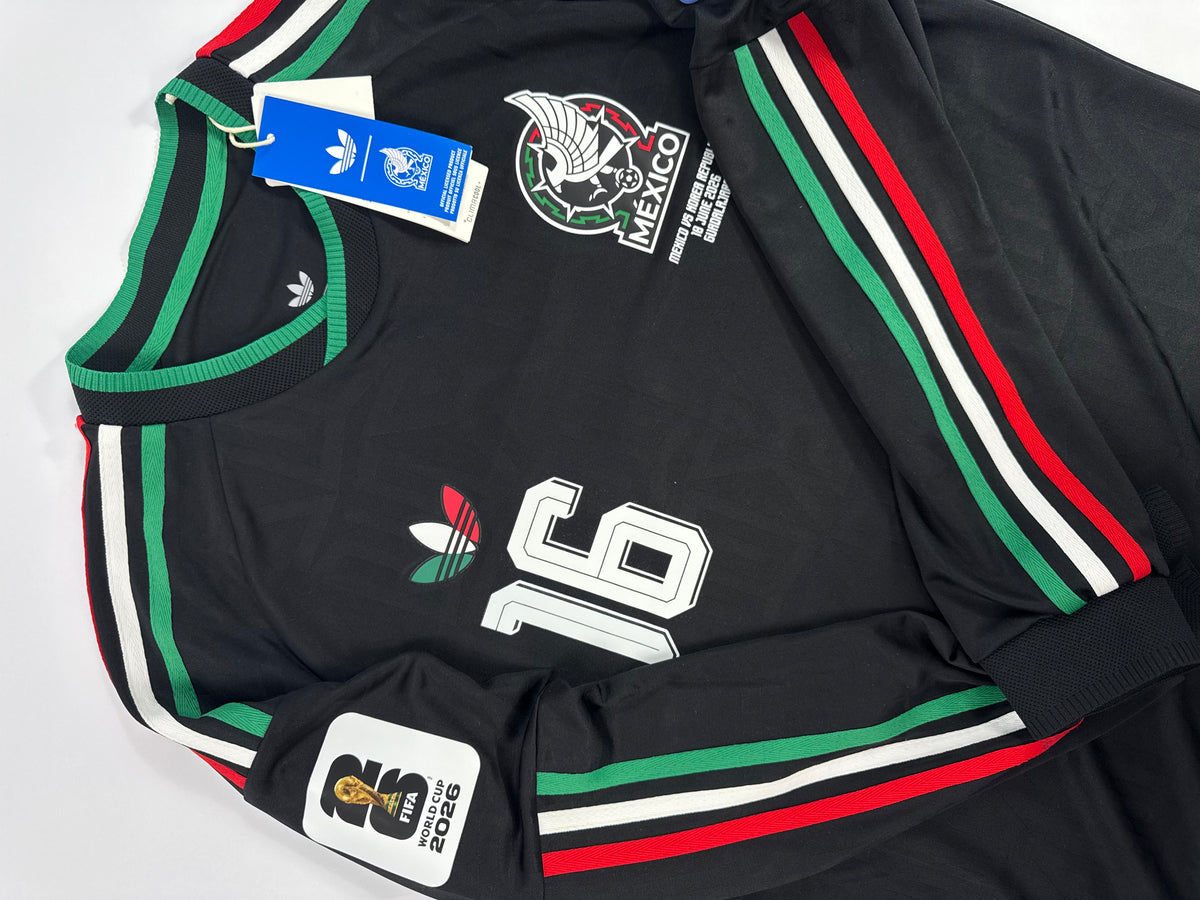 2026 ADIDAS MEXICO THIRD JERSEY AUTHENTIC PLAYER VERSION LONG SLEEVE Julián Quiñones 16 (L) NEW WITH TAGS