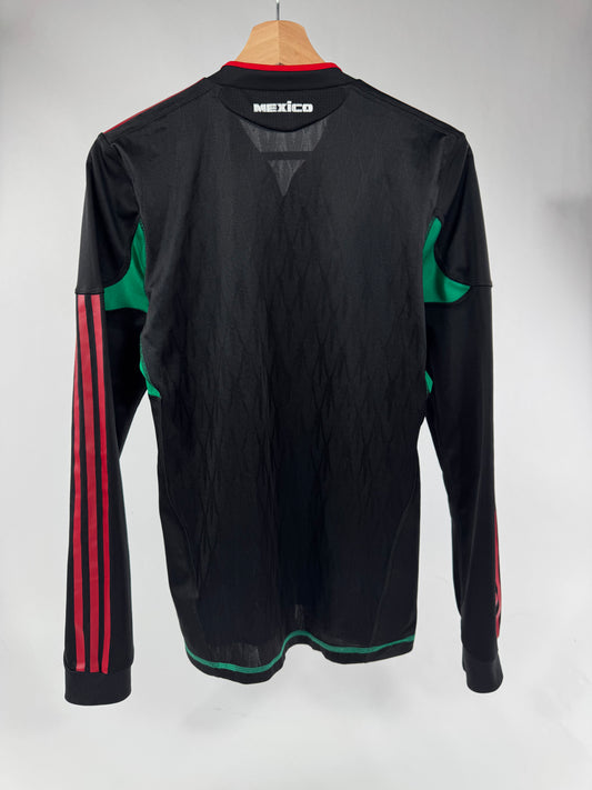 2010 ADIDAS FORMOTION MEXICO AWAY JERSEY PLAYER ISSUE LONG SLEEVE (S)