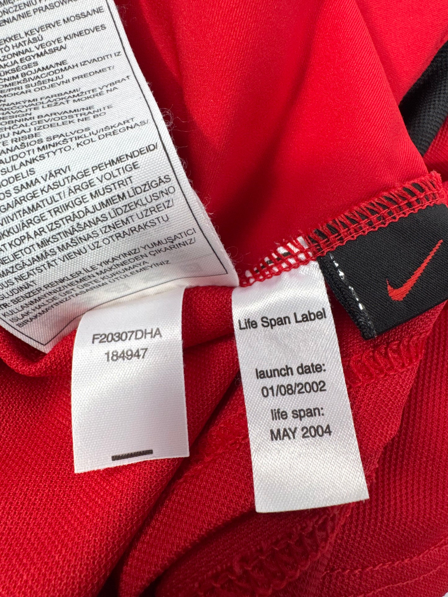 2003 NIKE Manchester United Home Jersey RONALDO 7-(L)