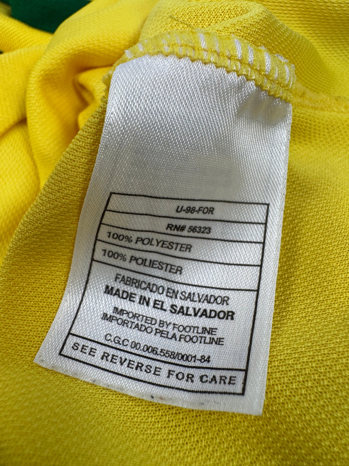 1998 NIKE Brazil Home Jersey-RONALDO 9-(L)