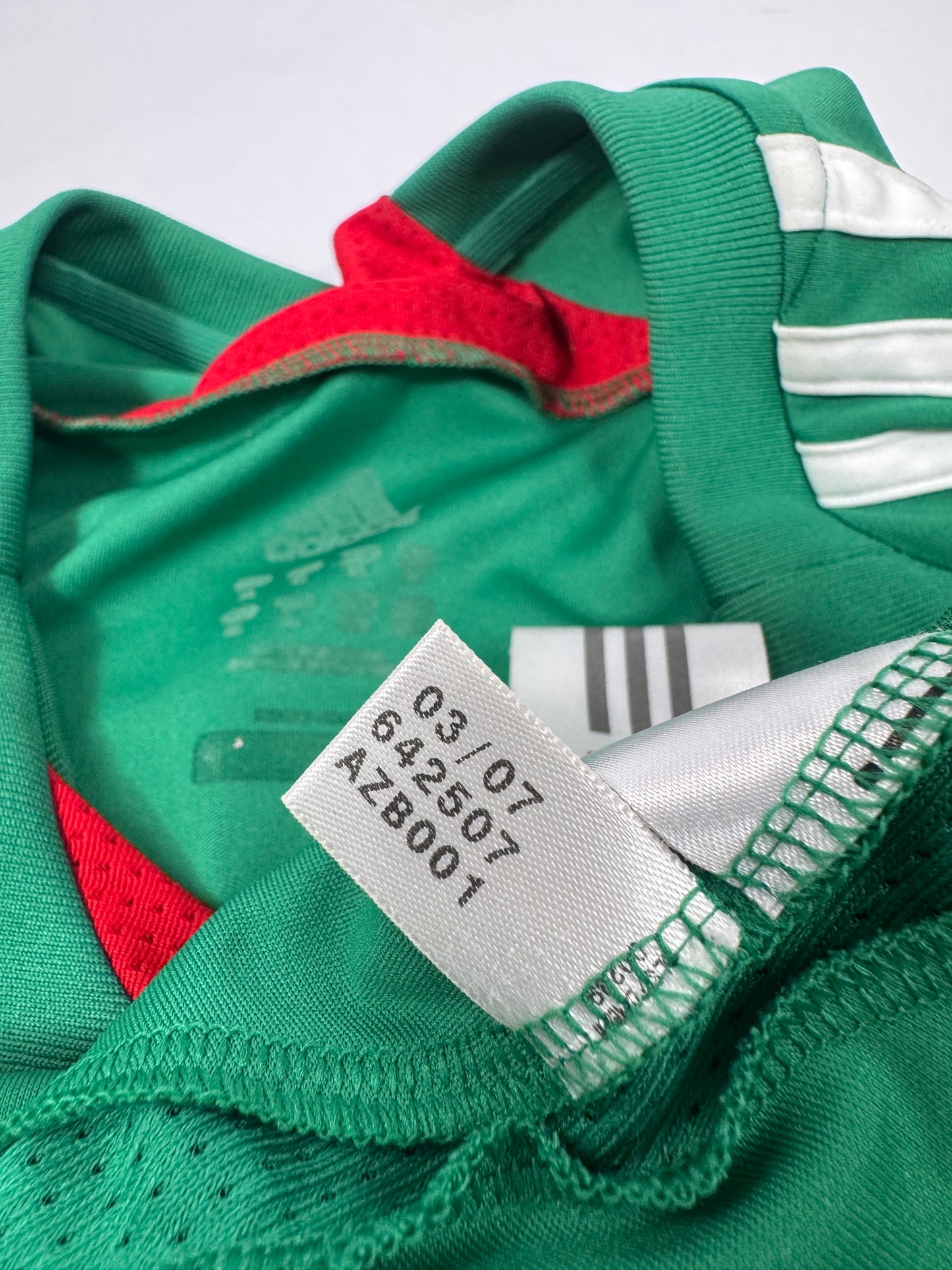 2007 MEXICO HOME JERSEY LONG SLEEVE-(XL)