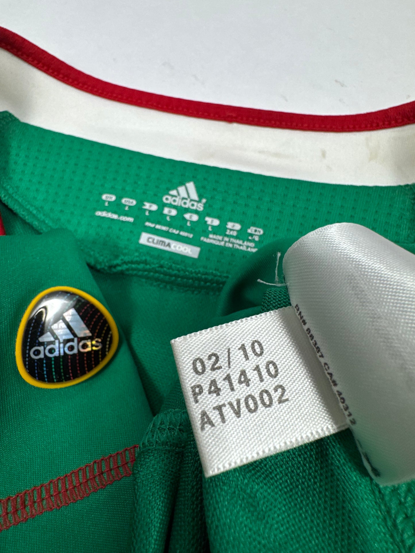 2010 ADIDAS MEXICO HOME JERSEY J.HERNANDEZ 14-(L)