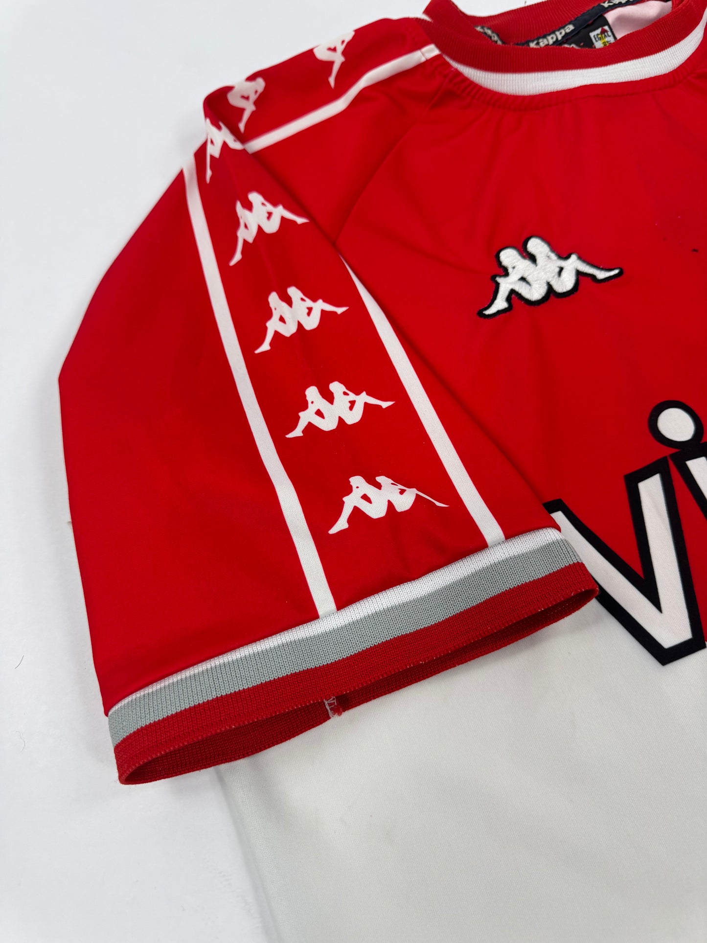 1999/2000 KAPPA AS MONACO HOME JERSEY MARQUEZ 4-(XL)