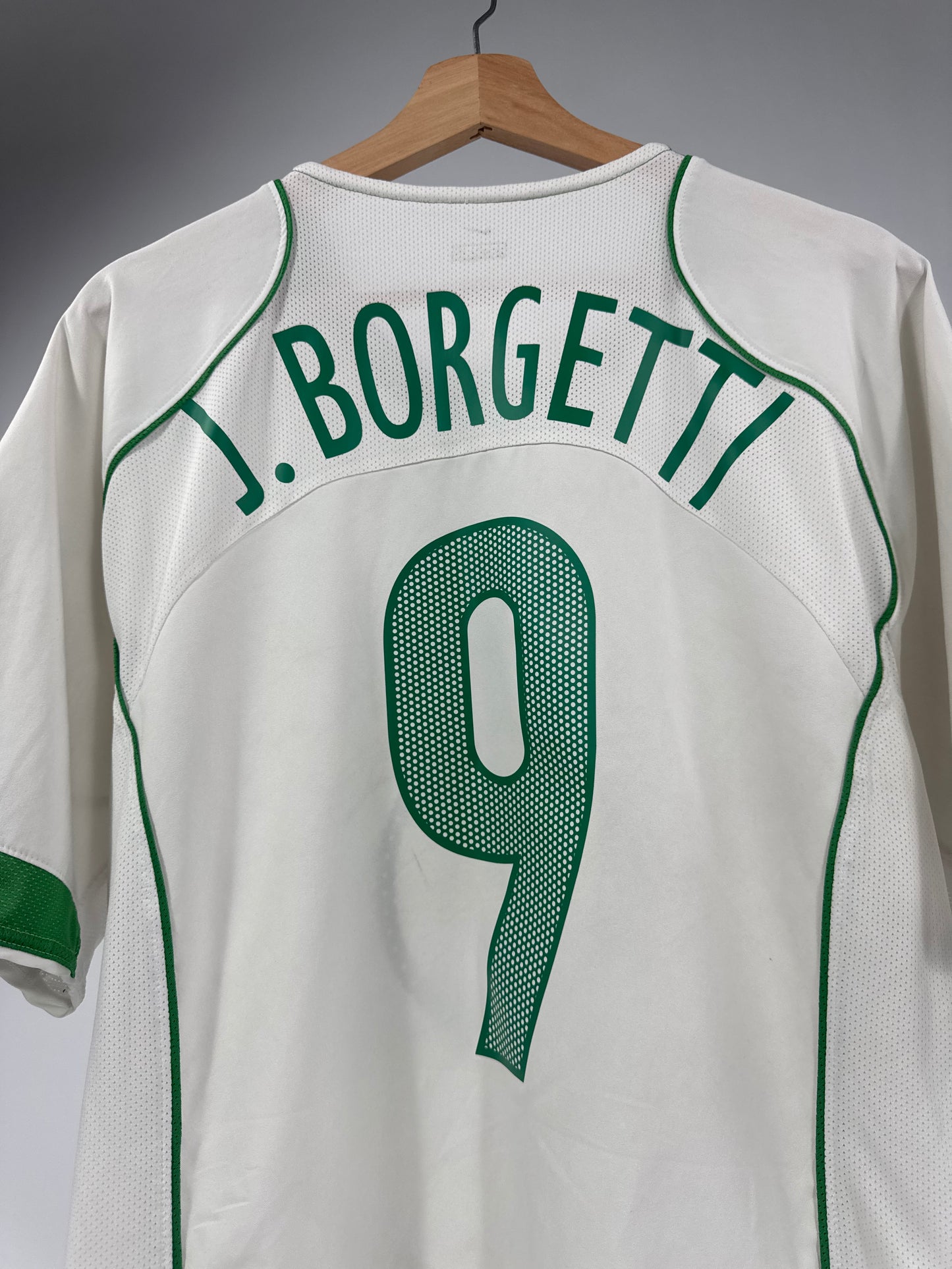 2004/05 NIKE T90 MEXICO AWAY JERSEY BORGETTI 9 (L)