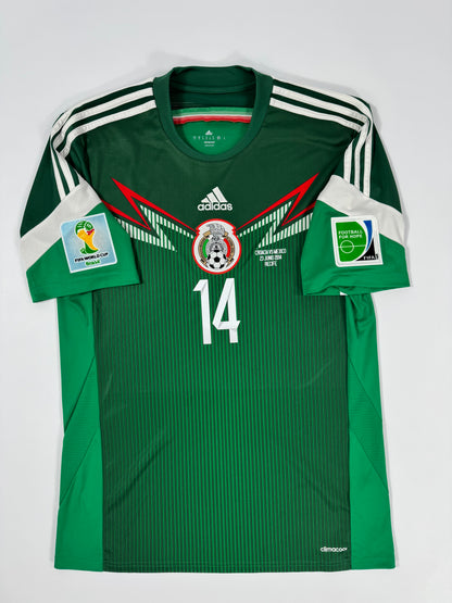 2014 ADIDAS MEXICO HOME JERSEY JAVIER HERNANDEZ 14 (M)