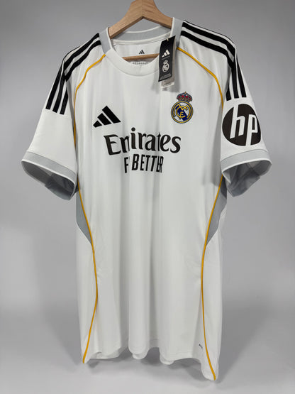 2025/26 ADIDAS REAL MADRID HOME JERSEY VALVERDE 8 XXL-(NEW WITH TAGS)