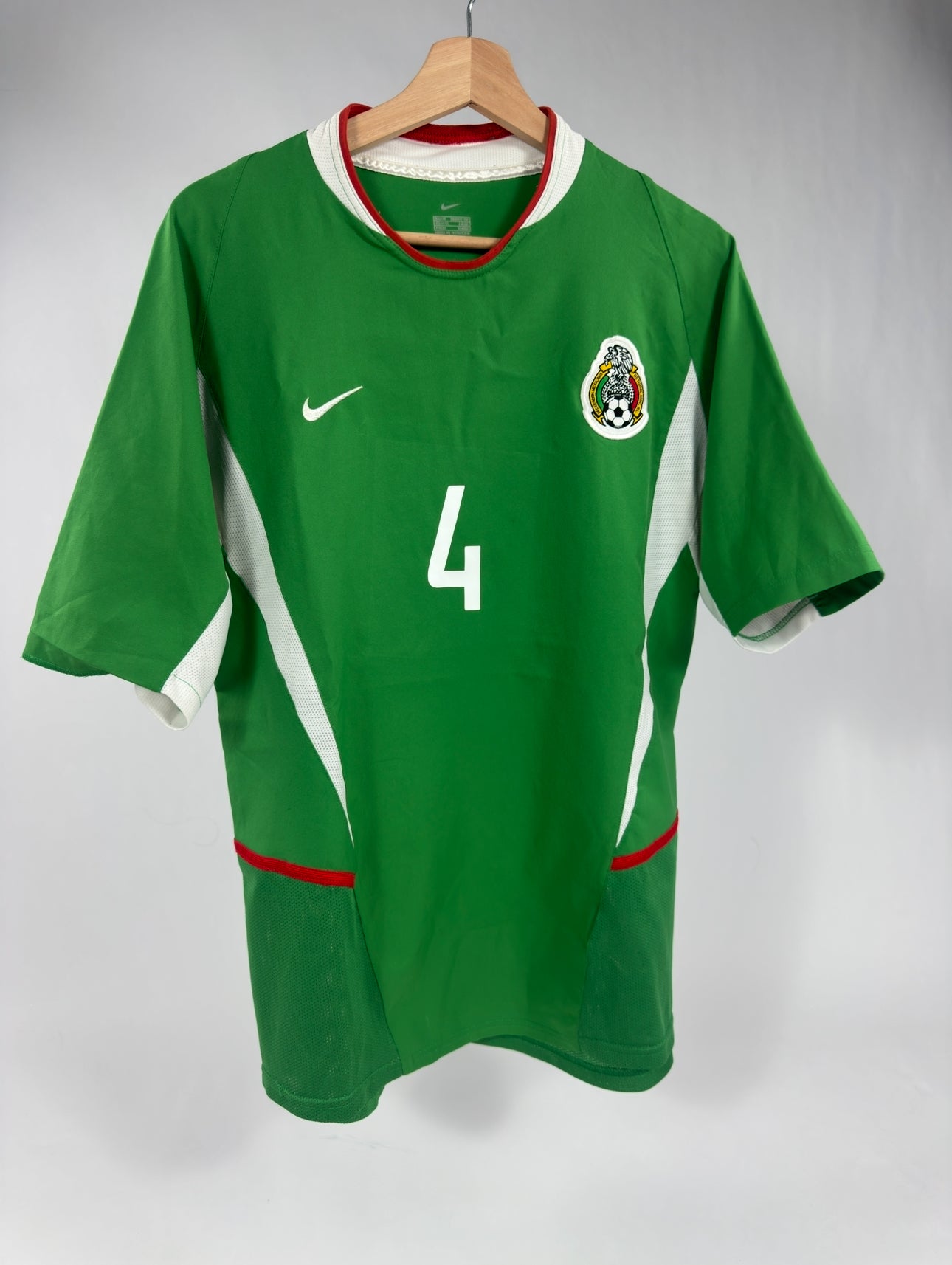 2003 NIKE MEXICO HOME JERSEY RAF MARQUEZ 4-(M)