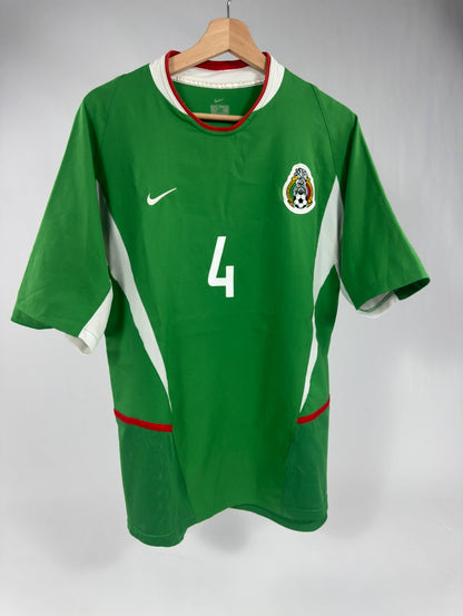 2003 NIKE MEXICO HOME JERSEY RAF MARQUEZ 4-(M)
