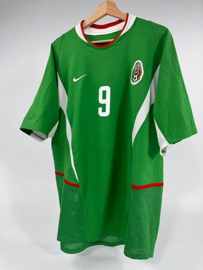 2003 NIKE MEXICO HOME JERSEY JARED BORGETTI 9 (XL)