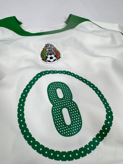 2004/05 NIKE T90 MEXICO AWAY JERSEY GIO DOS SANTOS 8 (M)