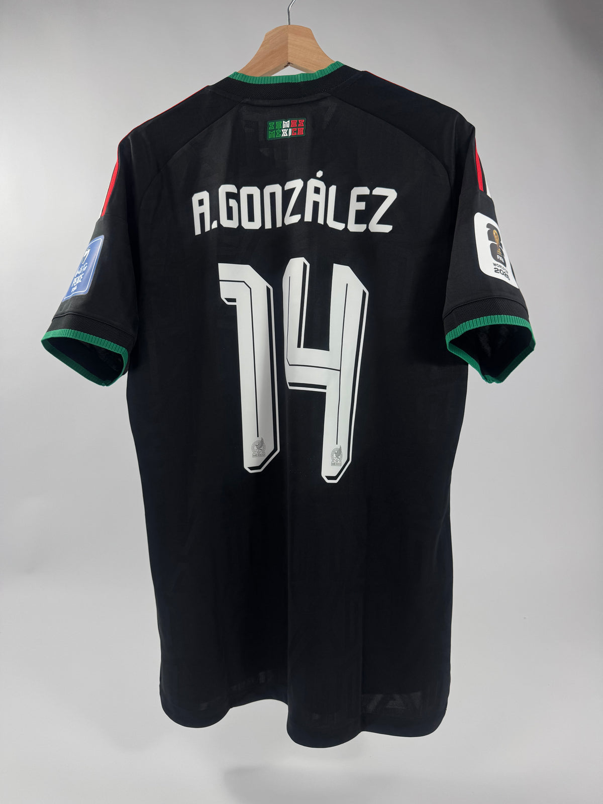 2026 ADIDAS MEXICO 3RD JERSEY ARMANDO GONZALEZ 14 AUTHENTIC PLAYER VERSION (L)NEW WITH TAGS
