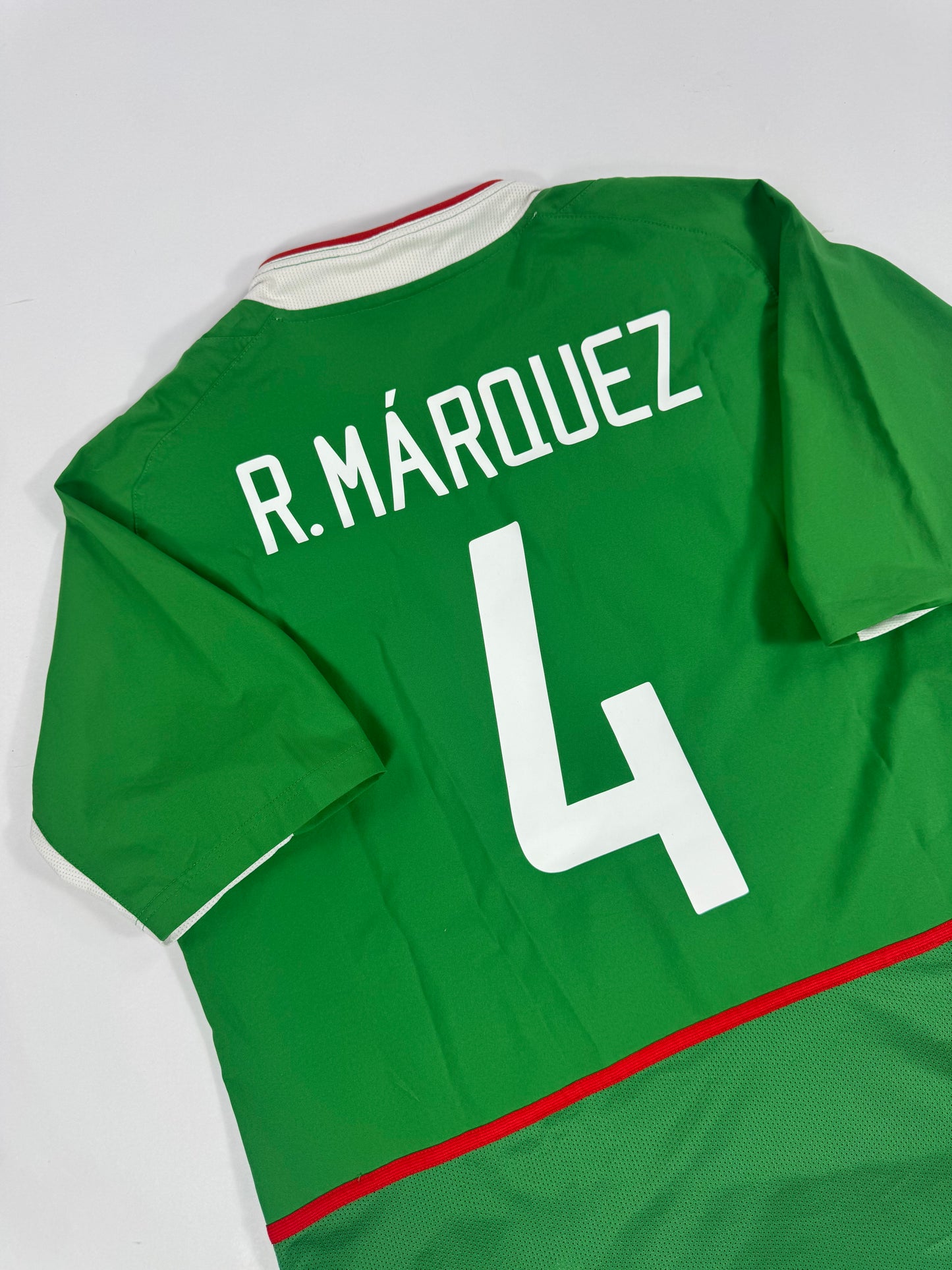 2003 NIKE MEXICO HOME JERSEY RAF MARQUEZ 4-(M)
