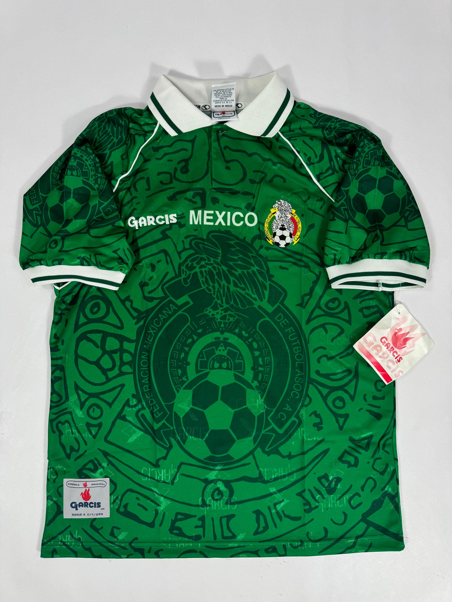 1999 GARCIS MEXICO HOME JERSEY CONFEDERATIONS CUP (L)