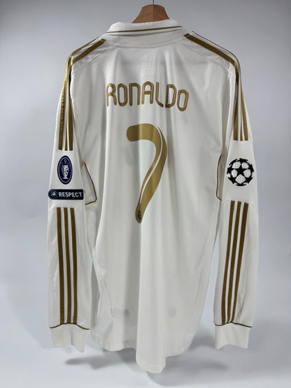 2012 ADIDAS REAL MADRID LONG SLEEVE JERSEY CRISTIANO RONALDO 7 (XL)