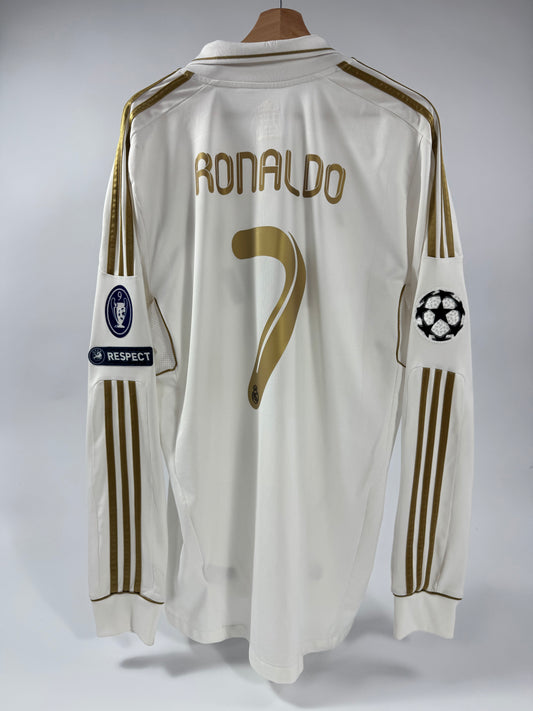 2012 ADIDAS REAL MADRID LONG SLEEVE JERSEY CRISTIANO RONALDO 7 (XL)