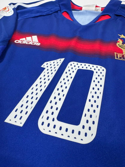 2004 ADIDAS FRANCE HOME JERSEY ZIDANE 10 (M)