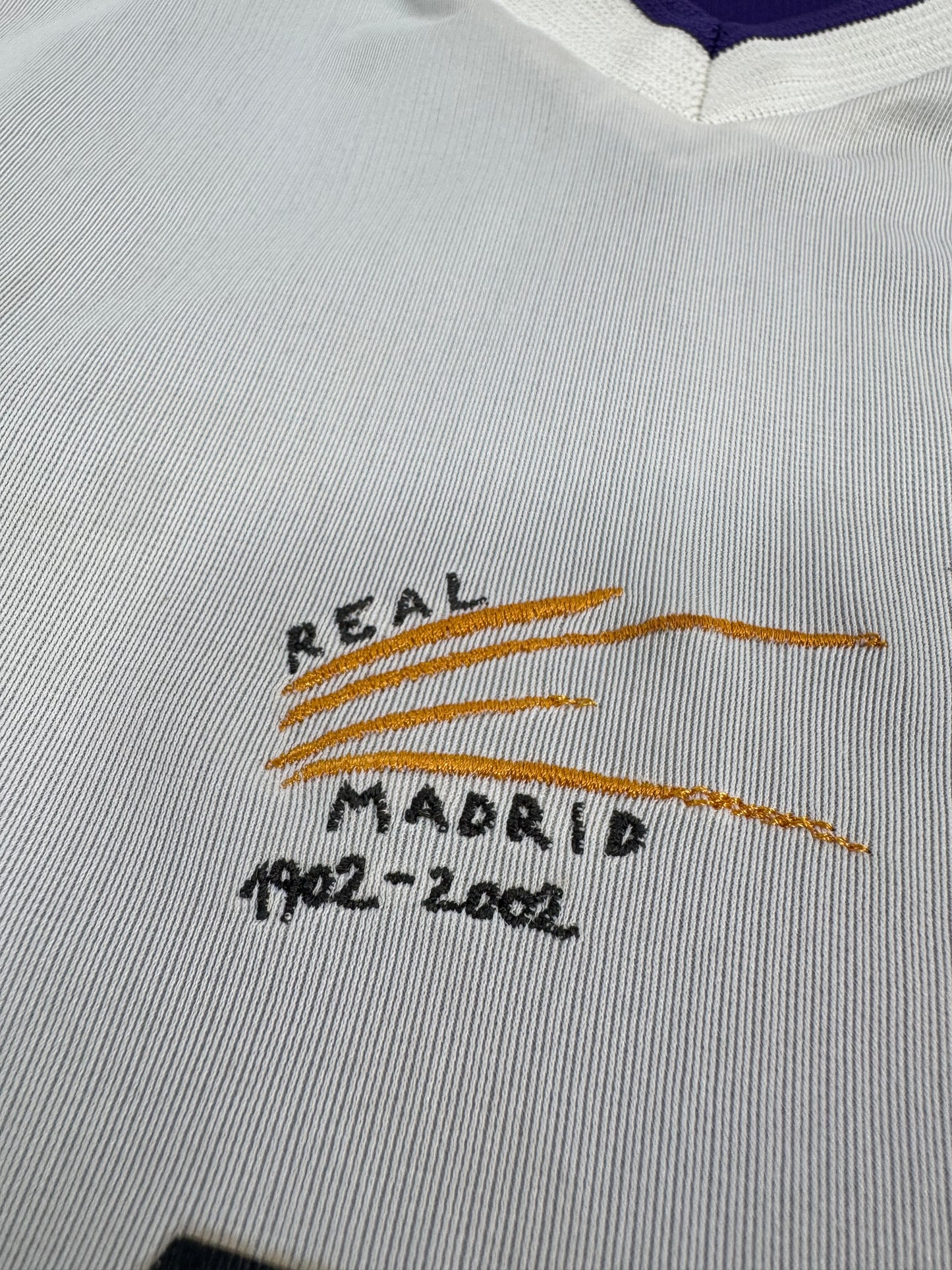 2002/03 ADIDAS  REAL MADRID CENTENARY 3RD JERSEY ZIDANE 5-(M)