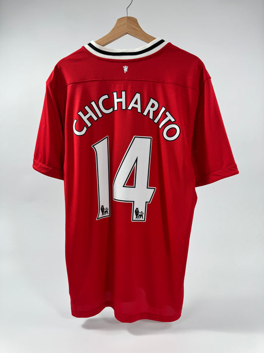 2011/12 NIKE MANCHESTER UNITED HOME JERSEY CHICHARITO 14 (XL)