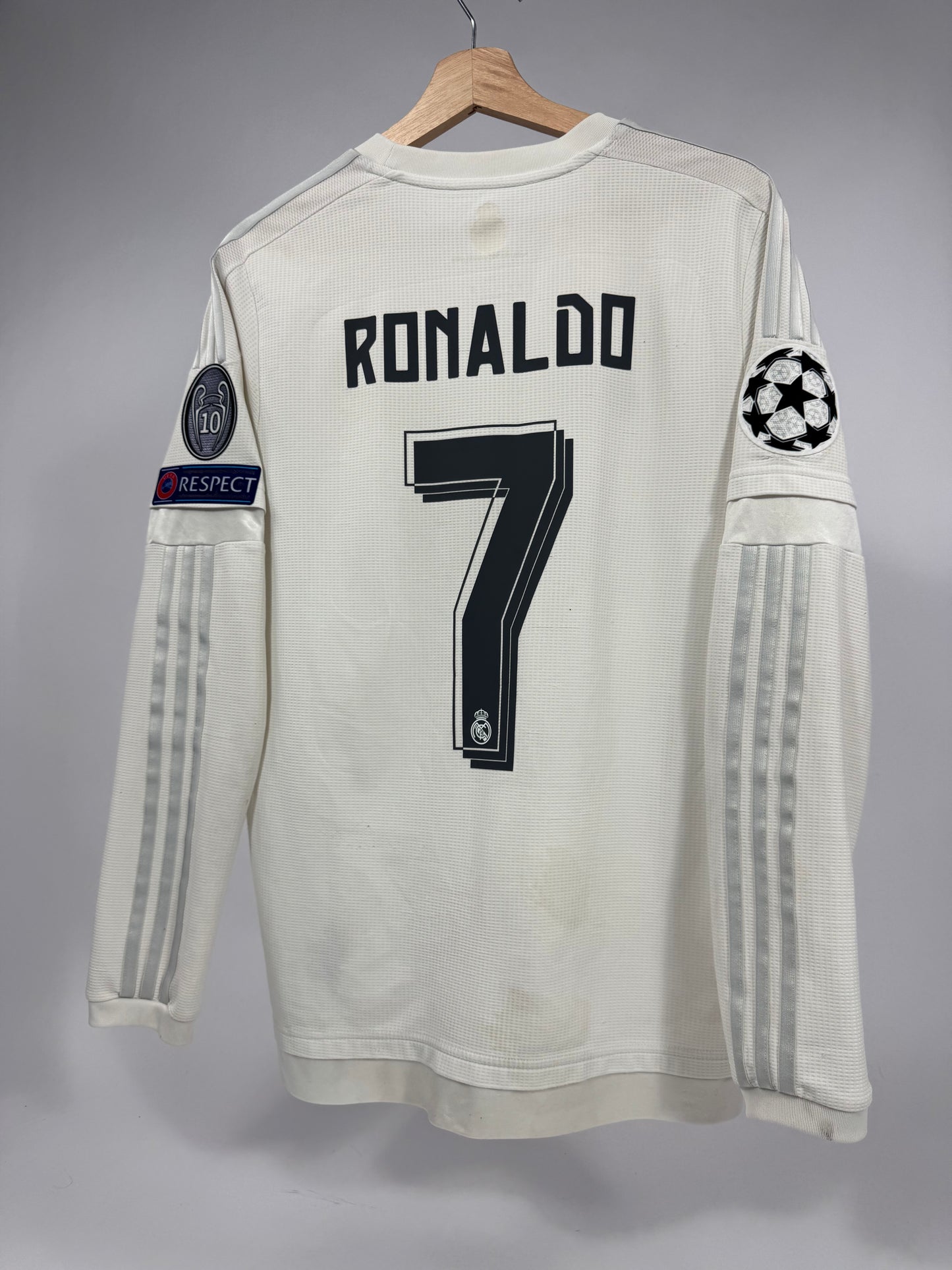 2015/16 ADIDAS REAL MADRID HOME JERSEY RONALDO 7-(M)