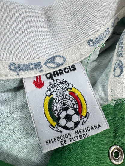 1999 GARCIS MEXICO HOME JERSEY CUAUHTÉMOC BLANCO 10 (M)