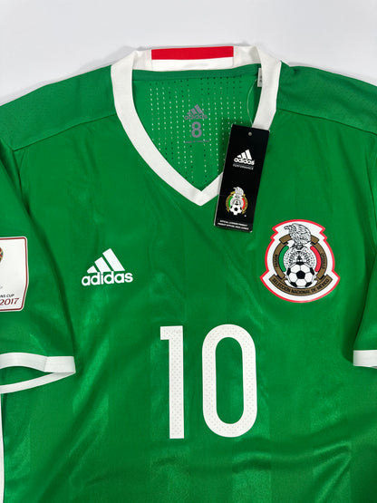 2017 ADIDAS MEXICO HOME JERSEY ADIZERO PLAYER ISSUE GIO DOS SANTOS SIZE 8 (L)