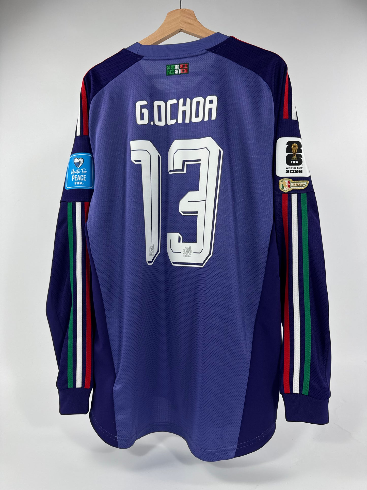 2026 MEXICO GOALKEEPER JERSEY OCHOA 13 NEW WITH TAGS PLAYER VERSION XXL (2XL) (PRE ORDER) SHIPS 7/30/26