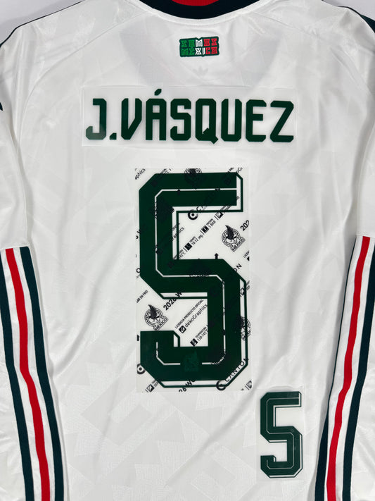 2026 OFFICIAL MEXICO WORLD CUP AWAY NAME SET JOHAN VAZQUEZ 5