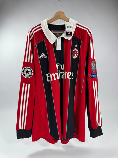 2012 ADIDAS AC MILAN HOME JERSEY LONG SLEEVE PATO 9 (XXL) NEW WITH TAGS