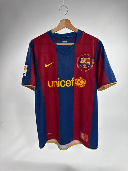 2007 NIKE FC BARCELONA HOME MARQUEZ 4 (M)