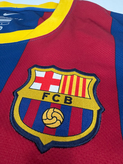 2010/11 NIKE FC BARCELONA HOME JERSEY LONG SLEEVE DAVID VILLA 7-(M)