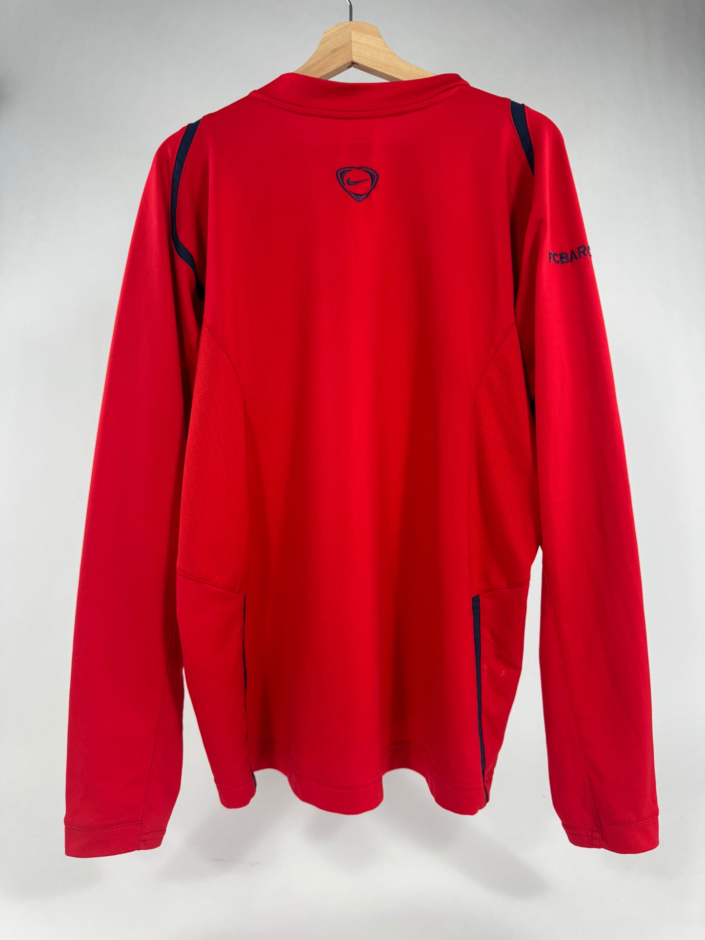 2006 NIKE FC BARCELONA TRAINING LONG SLEEVE-(XL)