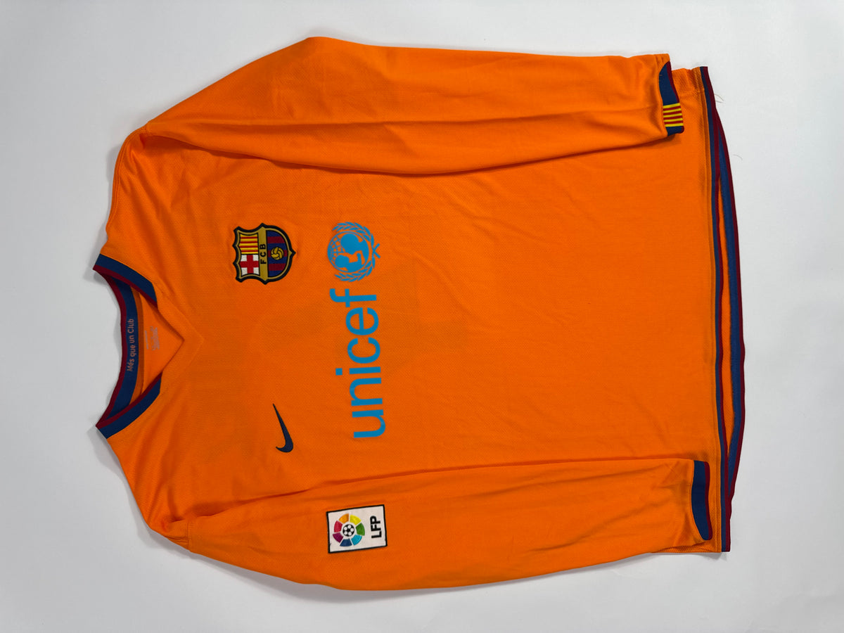2007/08 NIKE FC BARCELONA LONG SLEEVES AWAY JERSEY RAFA MARQUEZ 4 (XL)