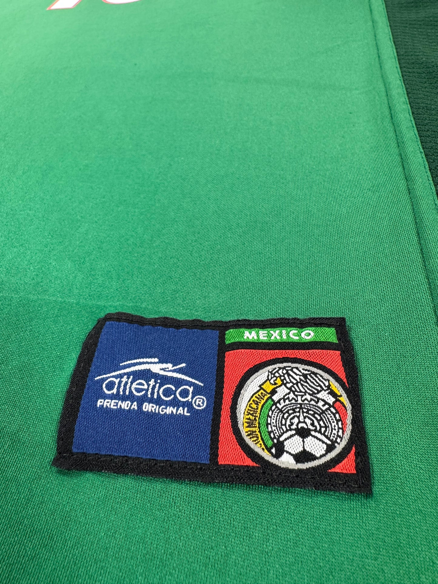 2001 ATLETICA MEXICO HOME JERSEY CUAUHTÉMOC BLANCO 10 (XXL)
