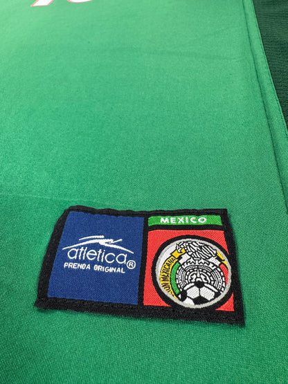 2001 ATLETICA MEXICO HOME JERSEY CUAUHTÉMOC BLANCO 10 (XXL)
