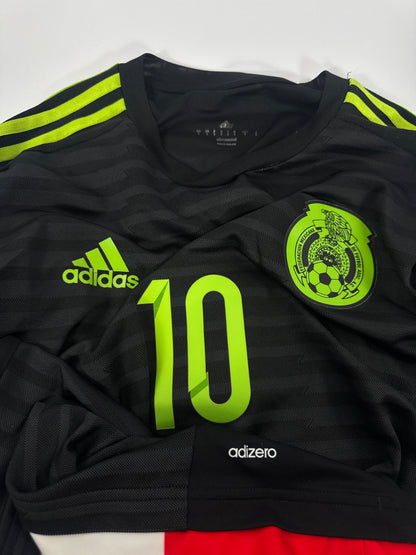 2015 MEXICO HOME JERSEY GIO DOS SANTOS ADIZERO PLAYER ISSUE SIZE 8(L)