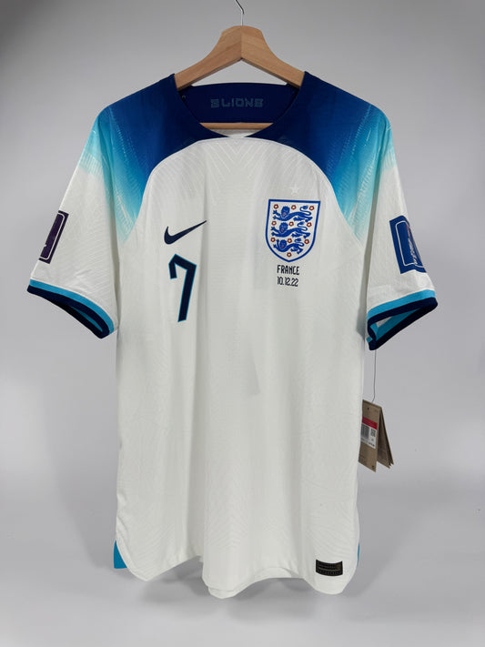 2022 NIKE ENGLAND HOME JERSEY AUTHENTIC PLAYER VERSION BRAND NEW WITH TAGS (L)