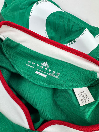 2010 ADIDAS TECHFIT MEXICO HOME JERSEY GUARDADO 18 (L) PLAYER VERSION