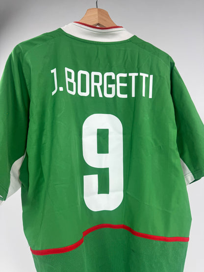 2003 NIKE MEXICO HOME JERSEY BORGETTI 9 (L)