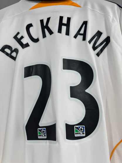 2007/08 ADIDAS LA GALAXY HOME JERSEY DAVID BECKHAM 23 NEW WITH TAGS-(XL)