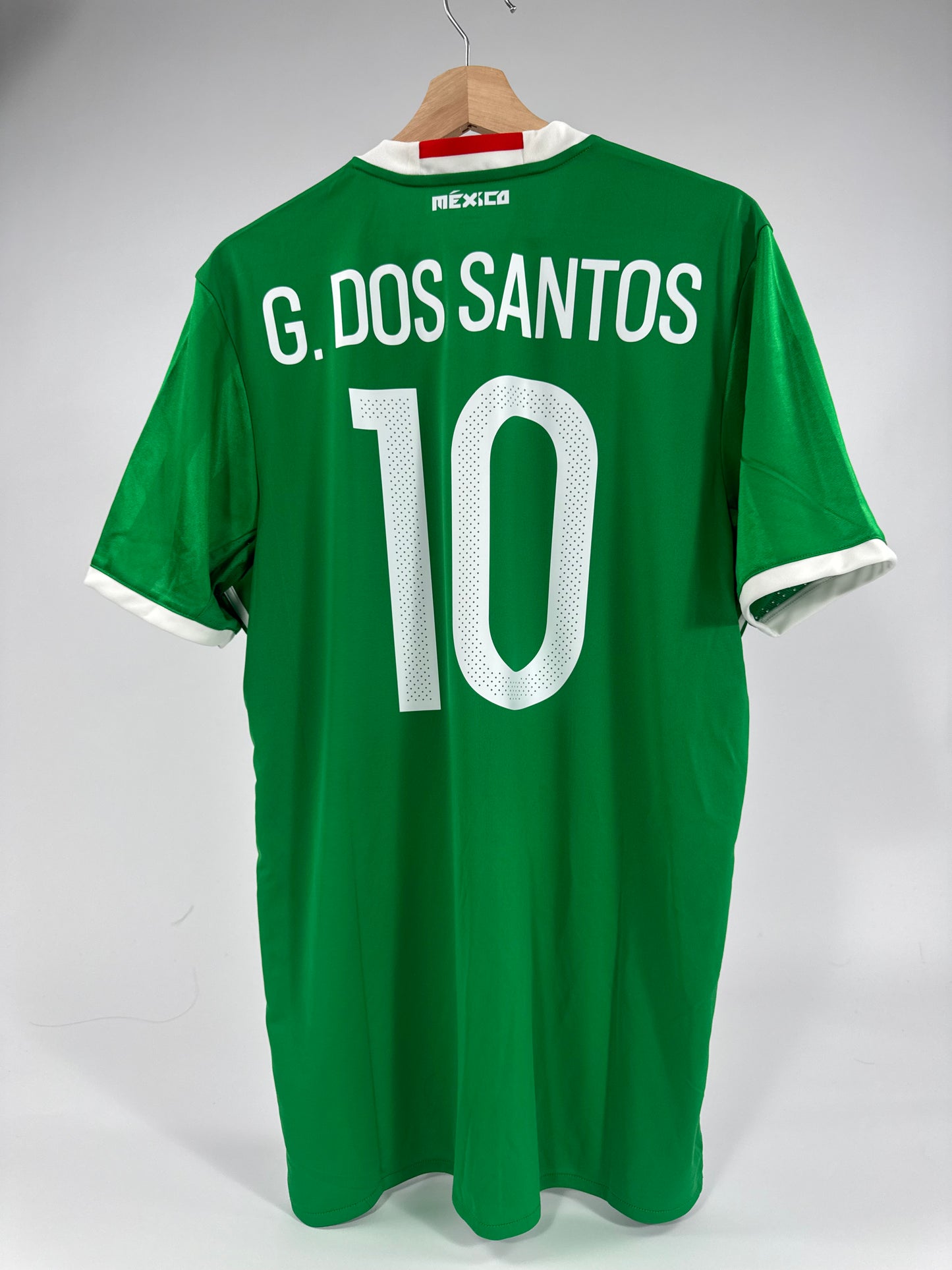 2016/17 ADIDAS MEXICO HOME JERSEY NEW WITH TAGS GIOVANI DOS SANTOS 10 (L)