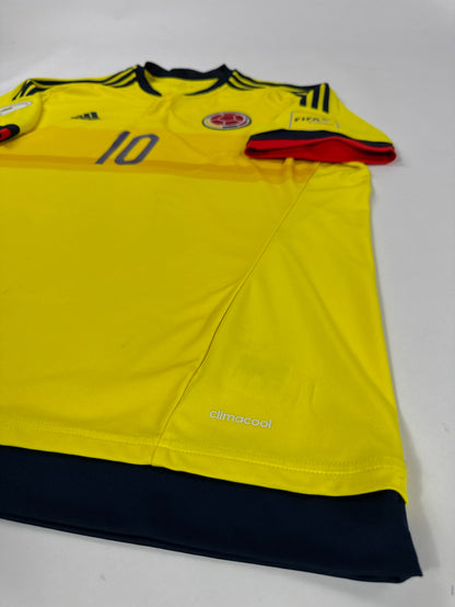 2015 ADIDAS COLOMBIA HOME JERSEY JAMES 10-(2XL)