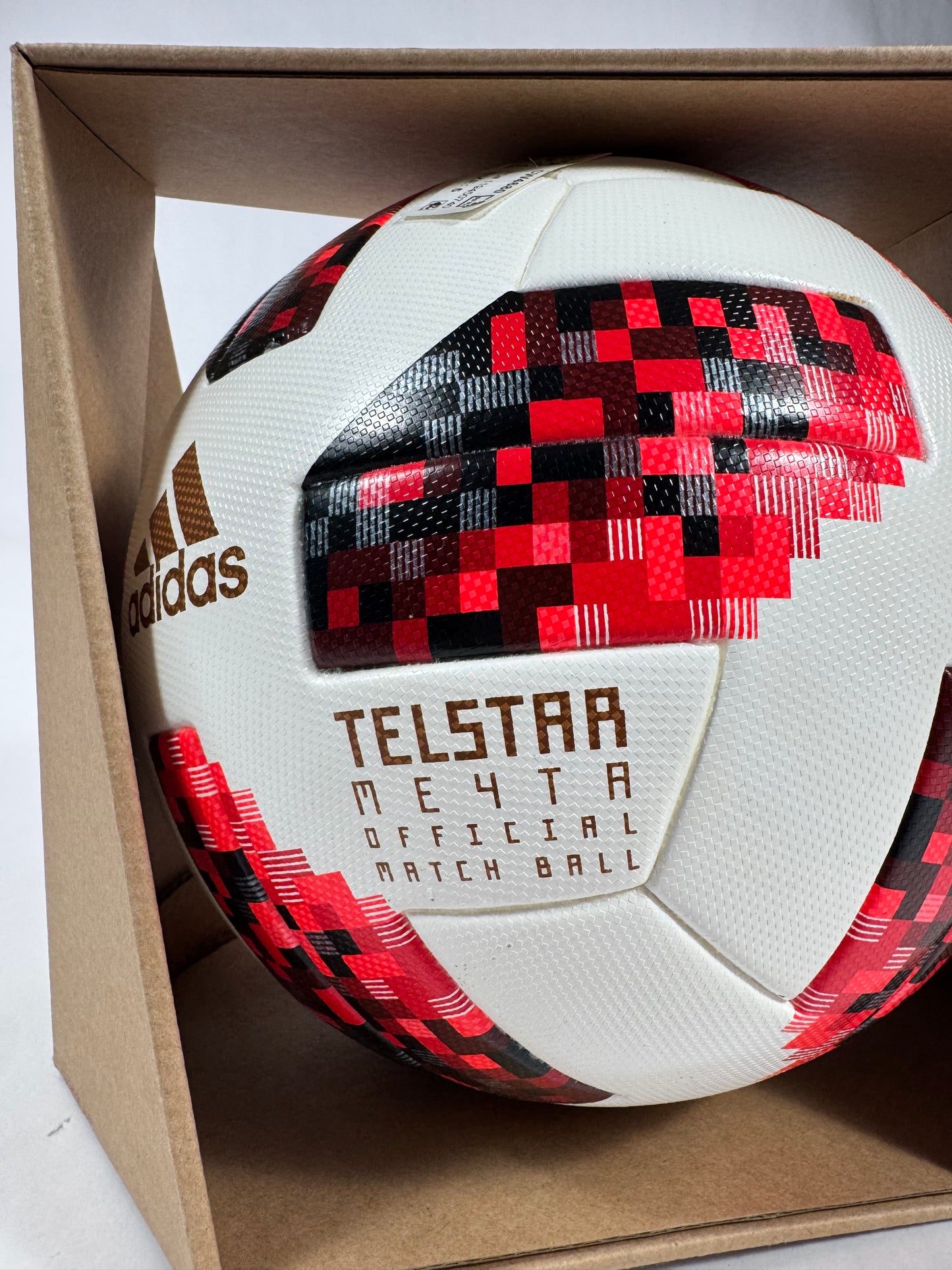 2018 WORLD CUP ADIDAS TELSTAR MECHTA OFFICIAL WORLD CUP FINAL MATCH BALL NEW IN BOX