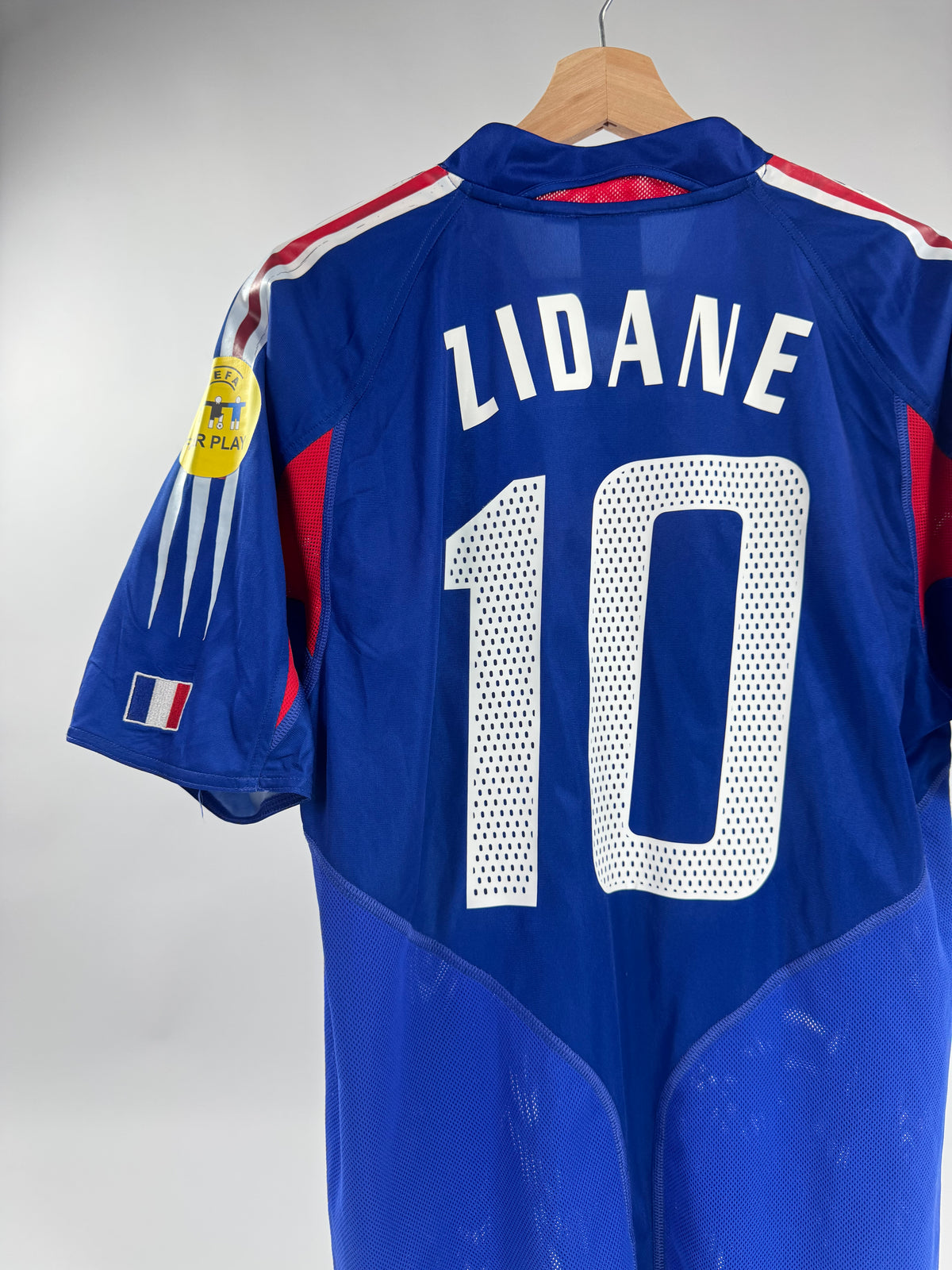 2004 ADIDAS FRANCE HOME JERSEY ZIDANE 10 (M)